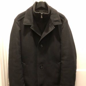 Huge Boss Cashmere Wool Peacoat